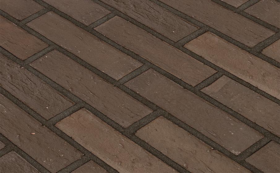 Клинкерный кирпич Plinfa Iron 2807, цвет Коричневый, рельефная — миниатюра 3