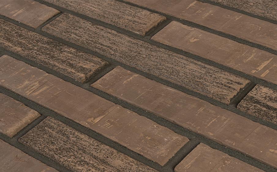 Керамический кирпич Plinfa Cassia MIX 1811, цвет Коричневый, рельефная — миниатюра 3